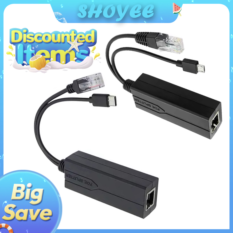 Power Over Ethernet - Splitter POE 48V a 5V Micro