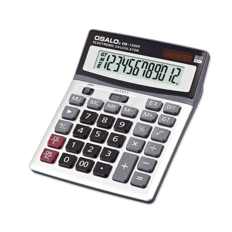 Office Technologies - Calcolatrice solare plastica ABS ufficio finanziario