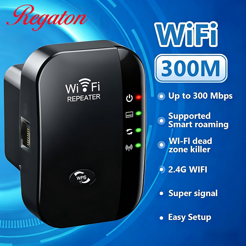 Office Technologies - Ripetitore WiFi Wireless 300M 2.4GHz, Amplificatore