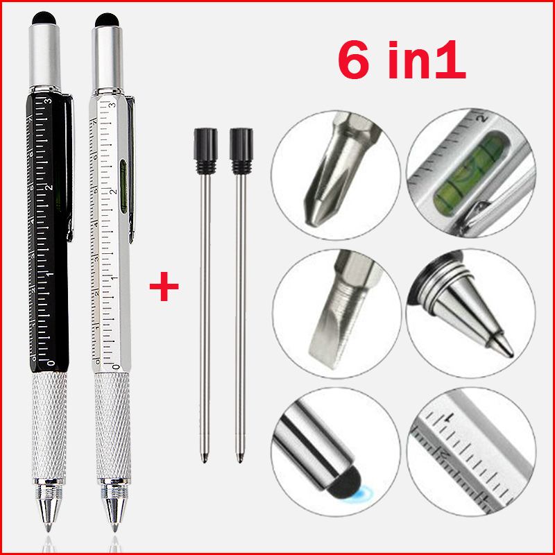 Office Technician - Penna a sfera multifunzione in metallo