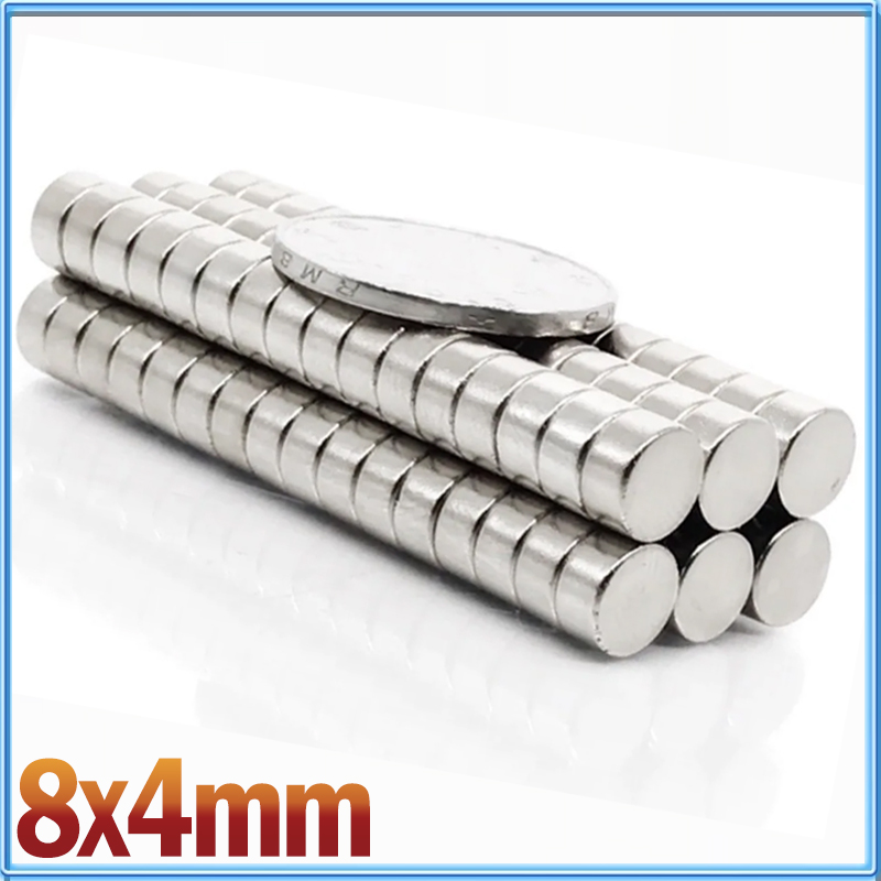 Office Technologies - Magnete rotondo 8x4mm 10/50/200/1000 pezzi 8*4mm